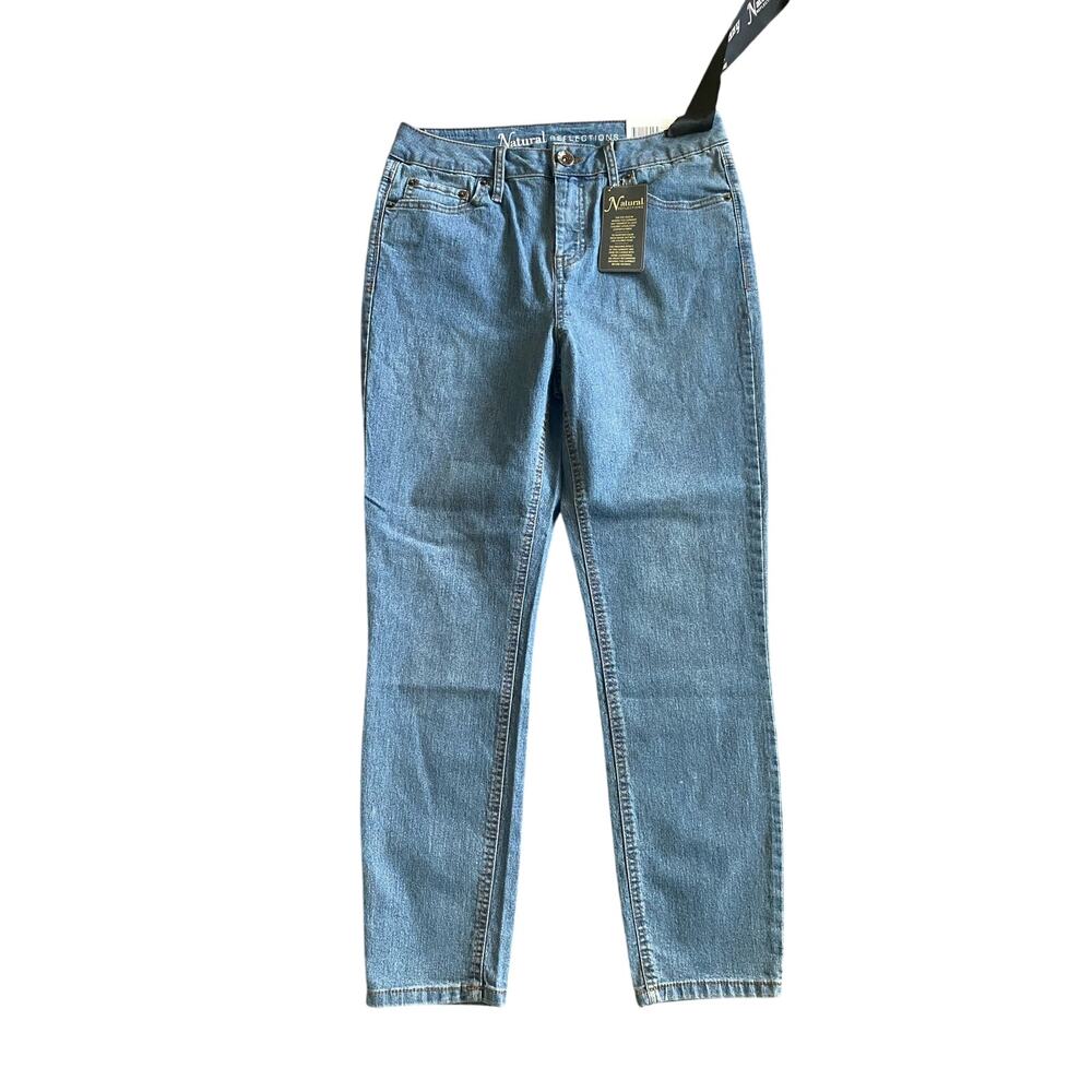 Natural Reflections High Rise Skinny Jeans with Natural Stretch- size 10p
